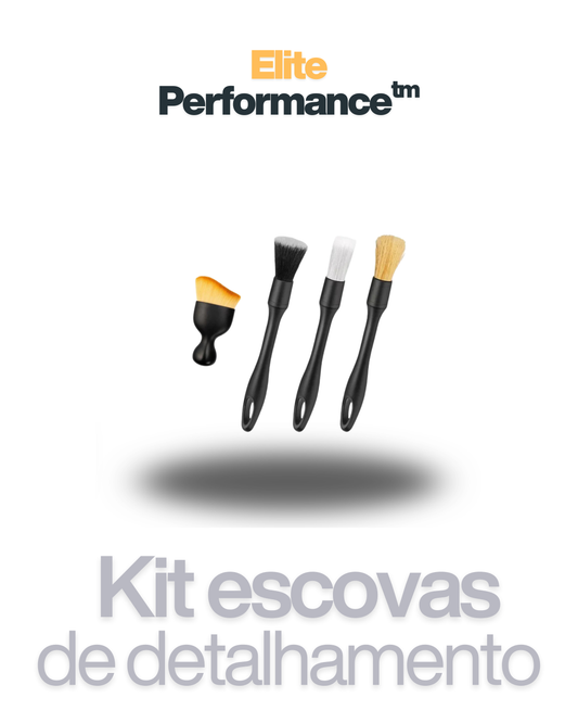 Kit escovas de alto detalhamento - Elite Performance